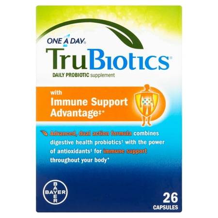 One A Day ® TruBiotics® Daily Supplément probiotique Capsules 26 ct Boîte