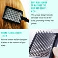 thumbnail image 5 of Aliver Detangler Brush for Curly, Thick and Straight Hair, Wet & Dry Vented Massage Hair Brush, Quickly Detangles and Smooths Hair, Faster Blow Drying - Gray, 5 of 10