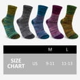 thumbnail image 4 of Mens Socks, PUTUO Mens Dress Socks, Casual Business Soft Breathable Cotton Socks for Office Leisure Walking Home, 5 Pairs, 4 of 6