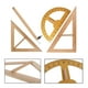 thumbnail image 3 of Juego de geometría matemática, transportador, brúju, reg de 90 degree, reg de con mango Papelería grande Suministros educativos para profesores Zulema Matemáticas Geometría, 3 of 8