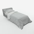 thumbnail image 2 of Ambesonne Geometric Bedding Set 3 Pcs, Modern Dotted Squares, Twin, Grey White, 2 of 2