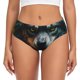 thumbnail image 1 of Fotbe Realistic Style Colorful Wolf A Calzones Estampados para Mujer – Ropa Interior de Algodón, Cómoda, Suave y Elástica-Small, 1 of 6