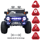 thumbnail image 3 of Montable Electrico Camioneta 4x4 para Niños Bluetooth Luces Led Control Remoto Batería 12v - Negro, 3 of 8