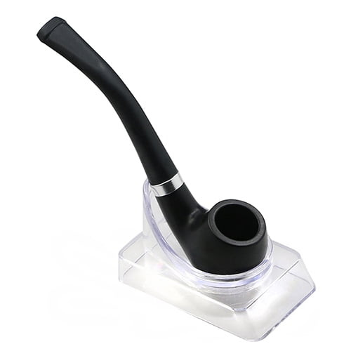 Gwong Electrónica Mini portátil fumar tabaco herramienta tubo cigarro cigarro negro place titular regalo