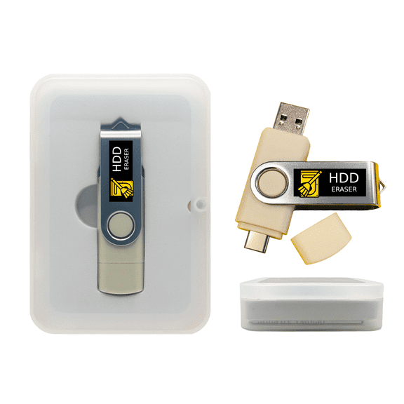 Hard Drive Eraser Bootable USB Flash Drive – Secure Disk Wipe Utility for PC