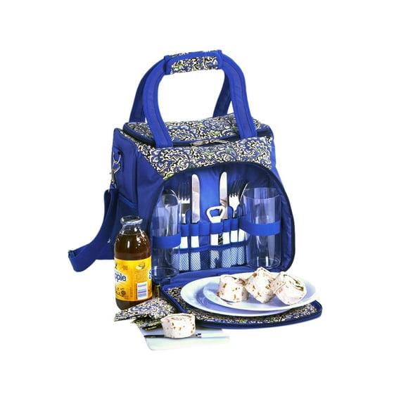 Picnic Plus Bailey 2 person picnic tote English Paisley