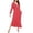 Red Stripe, variant on Ekouaer Women's Long Nightgown Botton Down Sleep Dress Soft Nightshirt Sleepwear Lounge Dresses