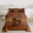 thumbnail image 2 of Homewish Boys Girls Jungle Animal Deer Bedding Comforter Set 2pcs,Big Bass Fish Twin Comforter Sets Microfiber,Wildlife Fishing And Hunting Breathable Bedding Set,Breathable Home Decor, 2 of 8
