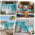 thumbnail image 5 of Eucalyptus Leaves Outdoor Waterproof Pillow Covers, Green Botanical Plants Watercolor Decorative Square Throw Pillowcase Sofa Cushion Sham for Patio/Couch/Chair, 16"x16" 2 Pack, 5 of 8