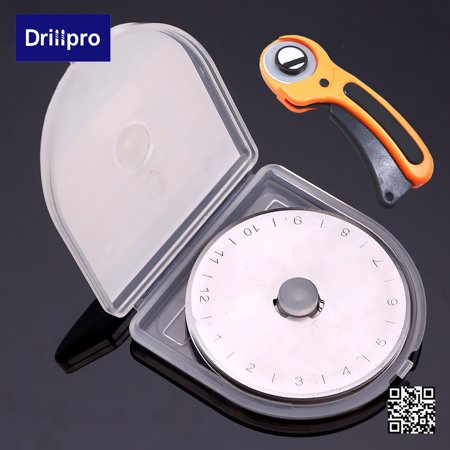 Quilting Case (10PCS 45mm/60mm Rotary Cutter Refill Blades Replacement Sewing Quilting Tool for Olfa Fiskars with)
