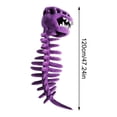 thumbnail image 3 of Pet Dinosaur Costume, Plush T-Rex Skeleton Halloween Outfit for Dogs & Cats, Glow-in-the-Dark Dino Cosplay Clothes for Medium & Large Pets (Purple, L), 3 of 7