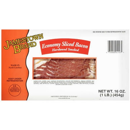 jamestown economy sliced hardwood smoked bacon 16 oz walmart com jamestown economy sliced hardwood smoked bacon 16 oz