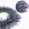 thumbnail image 5 of 14 Inch Eucalyptus Wreaths for Front Door Porch Window Artificial Green Leaves Greenery Indoor Outdoor Wreath Home Decor Porch Window Wall Farmhouse Door Decorations Spring Summer Fall All Seasons, 5 of 7