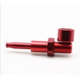 thumbnail image 2 of Pipa para fumar Pipa de metal de hierba de aluminio de 80 mm Pipa de mano de tabaco extraíble (azul), 2 of 11