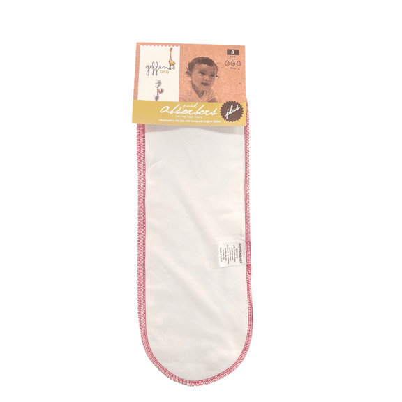 Geffen Baby Quick Absorbers Plus - Universal Cloth Diaper Inserts, Pack of 3