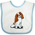 thumbnail image 3 of Inktastic Cavalier Spaniel Boys or Girls Baby Bib, 3 of 4