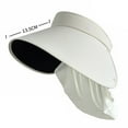 thumbnail image 2 of Sun Visors For Women Unisex Wide Brim Sun Hat with UPF 50+ Lightweight Breathable Design for Outdoor Summer Activities, 2 of 2
