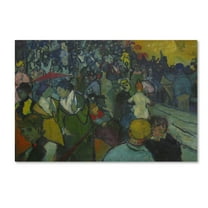 Trademark Fine Art 'Arena At Arles' Canvas Art by Van Gogh