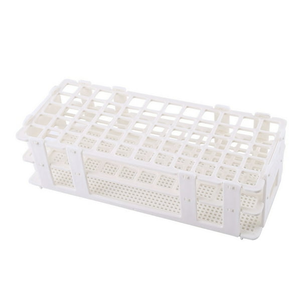 Soporte para tubos de ensayo, soporte para tubos de ensayo de plástico de 1 pieza, equipo de laboratorio, eficiencia óptima