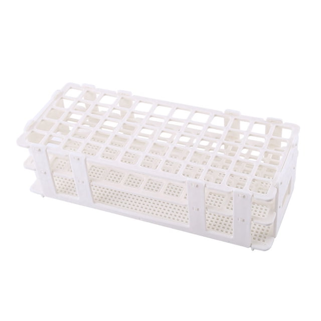 Soporte para tubos de ensayo, soporte para tubos de ensayo de plástico de 1 pieza, equipo de laboratorio, eficiencia óptima