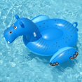 thumbnail image 4 of Swimline Géant Gonflable 73" Hippopotame Ride-On Piscine / Lac Flotteur (2 Pack), 4 of 6