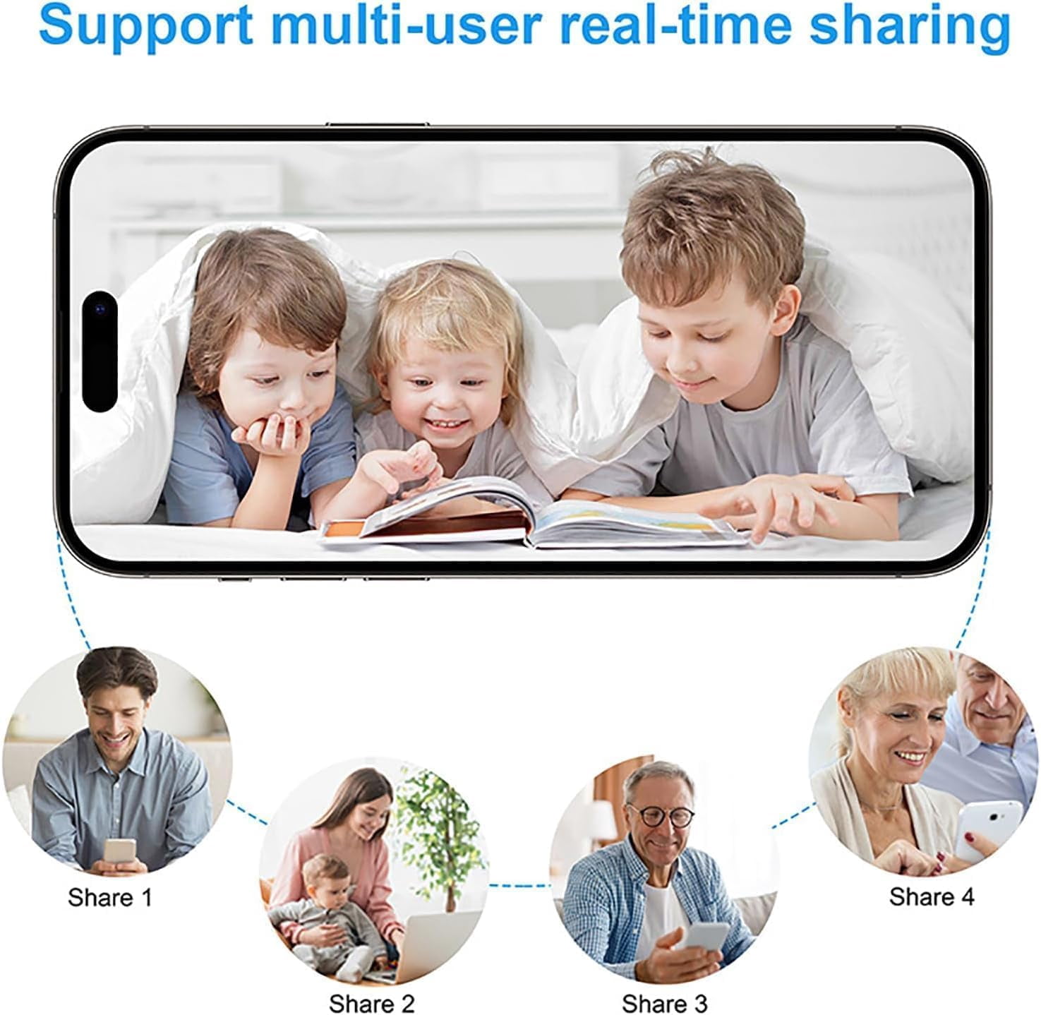 Mini Full HD Security Camera, 1080P HD 160° Wide-Angle, 26ft Night Vision, Remote View via App, Indoor Outdoor Nanny Cam for Baby Pet Home Security