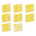 thumbnail image 4 of STIFFIE Shift Yellow 3" Alpha-Numeric Identification Custom Kit Registration Numbers & Letters Marine Stickers Decals for Boats & Personal Watercraft PWC, 4 of 9