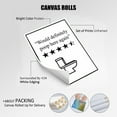 thumbnail image 2 of Black and White Bathroom Poster Funny Bathroom Quote Wall Art  Cute Canvas Print Wall Decor Minimalist Toilet WC Artwork, 2 of 6