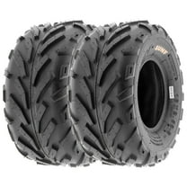 SunF ATV/UTV All Terrain Quad Mini Bike Tire 18x9.5-8 18x9.5x8 6 PR Tubeless A016 (Set of 2)