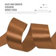 thumbnail image 3 of ORUYROP 1-1/2 Inch Wide Double Face Satin Ribbon-25 Yards，Gift Bag Decoration Wedding Chair Back Handmade Bow (Golden brown), 3 of 7