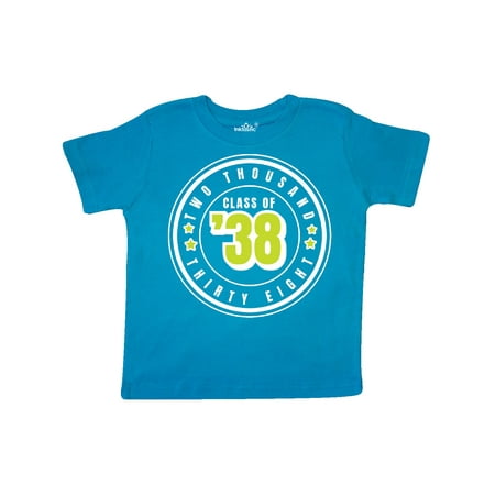 

Inktastic Class of 2038 in White Circle with Stars Gift Toddler Boy or Toddler Girl T-Shirt