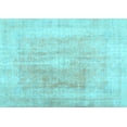 thumbnail image 1 of Ahgly Company Indoor Rectangle Abstract Light Blue Contemporary Area Rugs, 7' x 9', 1 of 4