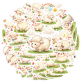 thumbnail image 2 of cartoon Sheep Stickers, Waterproof Sheep Sticker for Water Bottle Laptop Phone Cases Planner Skateboard Luggage Helmet Party Favor Decor, Ideal for Adults Teens Teacher Rewards, 2 of 9