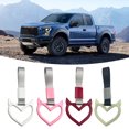 thumbnail image 3 of Hioecau Devil Heart Hand Ring Car Rear Bumper Warning Ring Universal Train Bus Auto Heart-Shaped Handle Strap Decoration Car Accessories, 3 of 8