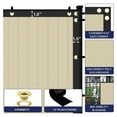 thumbnail image 4 of Privacy Fence Screen Heavy Duty Windscreen Fencing Mesh Fabric Shade Net Cover with Brass Grommtes for Outdoor Wall Garden Yard Pool Deck, 6'x28' Beige, 4 of 7