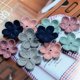 thumbnail image 3 of 10pcs Ornamento de Flores Pétalo Bricolaje Hallazgos para de Bolsillo Clip de cabellero Decoración 35 mm, 3 of 8