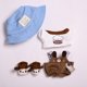 thumbnail image 3 of Conjunto de ropa para muñecas colgantes de 17 cm Accesorios de moda para muñecas Decoración de ropa (muñeca no incluida), 3 of 3