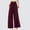 Red, variant on Womens Pants Plus Size Clerance $5,Women's Summer Comfortable High Waist Sexy Wide Leg Split Bottom Pants Wrapped Yoga Pants Blue XXL