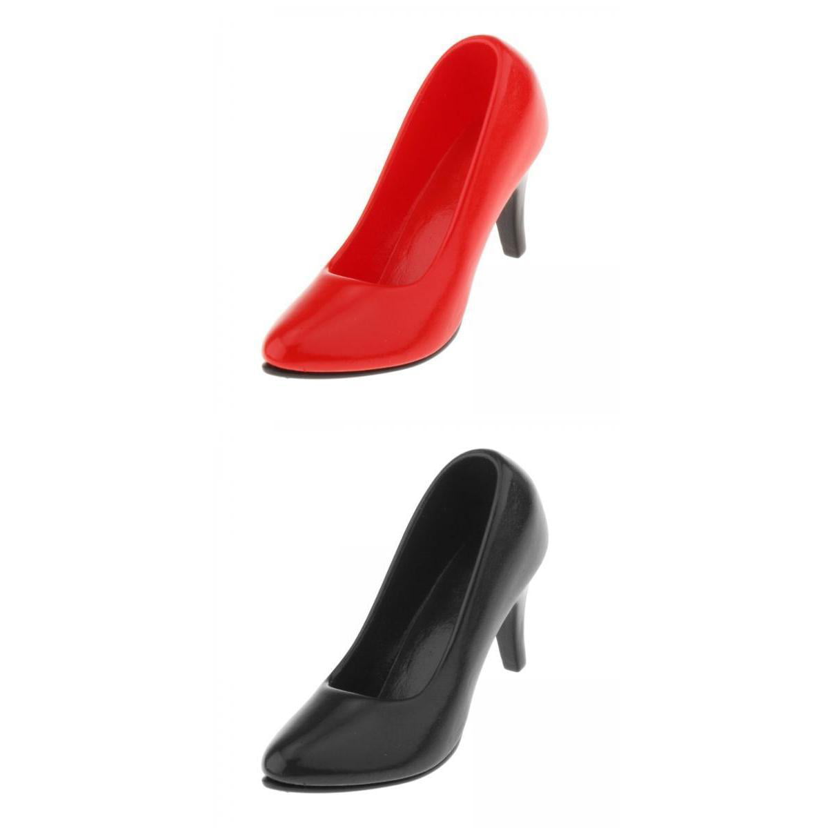 Red 1/6 Scale Stiletto Heeled Shoes for 12 inch Female Figure Clothing 