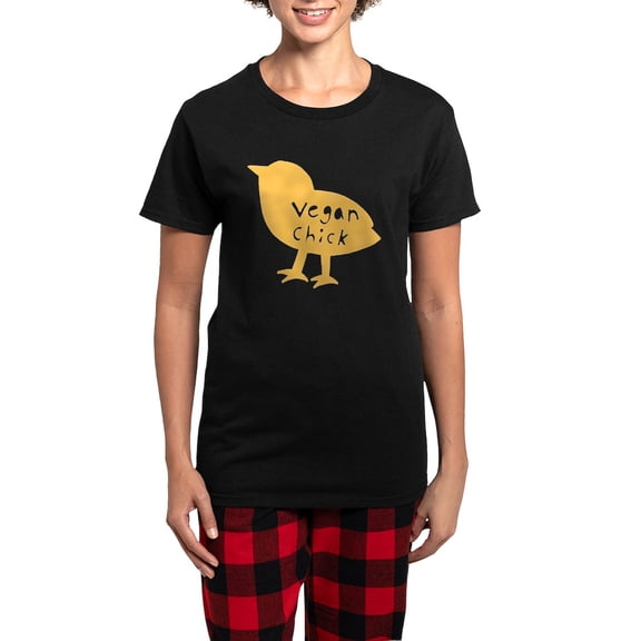 CafePress - Vchick2 Women's Dark Pajamas - Women's Short Sleeve Print T-Shirt and Pants Dark Cotton Pajama Set