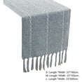 thumbnail image 2 of CSChome Table Runner Farmhouse Style And Linen Table Runner for Wedding Dining Decor Handwoven Retro Table Flag with Tassel, 2 of 7