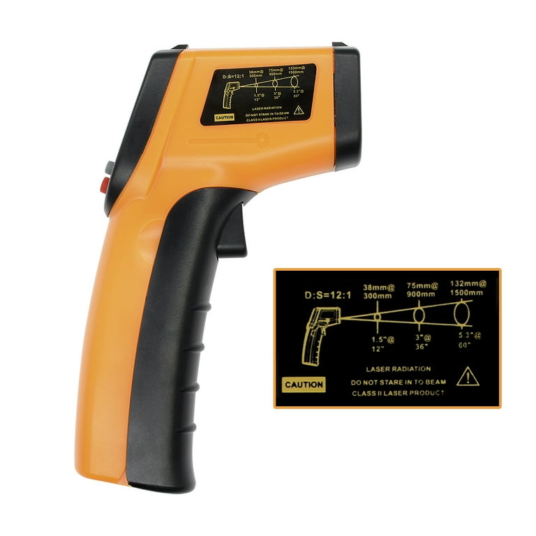 GM320 Infrared Thermometer Non-contact Digital Laser Infrared Temperature  Gun