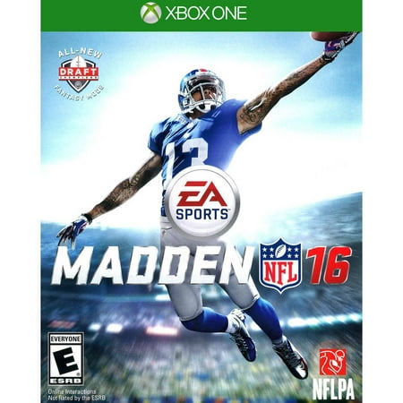 Madden NFL 16  Electronic Arts  Xbox One  014633733815 Total Control Passing ? Place the ball where only your receiver can get it with body-relative throws including high-point  low-point  back-shoulder  and the ever-popular touch pass. Receiver/Defender Controls ? Dictate the outcome of each passing play while the ball is in the air for the first time ever in Madden. Connected Franchise ? Whether playing solo or online with friends  your quest to build an NFL dynasty comes complete with a brand new scouting and draft system as well as all-new dynamic goals throughout each game. Madden Ultimate Team ? Build your ultimate team with your favorite NFL players from the past and present while dominating the opposition in head-to-head seasons  solo challenges  and more. Skills Trainer ? With 60+ tutorials and drills  Skills Trainer focuses on teaching the strategy behind different passing and run concepts  as well as how to play Madden for new users to the series.