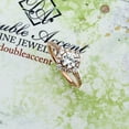 thumbnail image 3 of 14K Rose Gold 1.2 cttw Round CZ Solitaire Wedding Engagement Halo Ring, 3 of 5