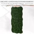 thumbnail image 6 of Bsicpro Bath Mat,Non Slip,Soft Absorbent,3D Textured Decorative Bathroom Floor Mat,Machine Washable,59"x24" Forest Green, 6 of 6