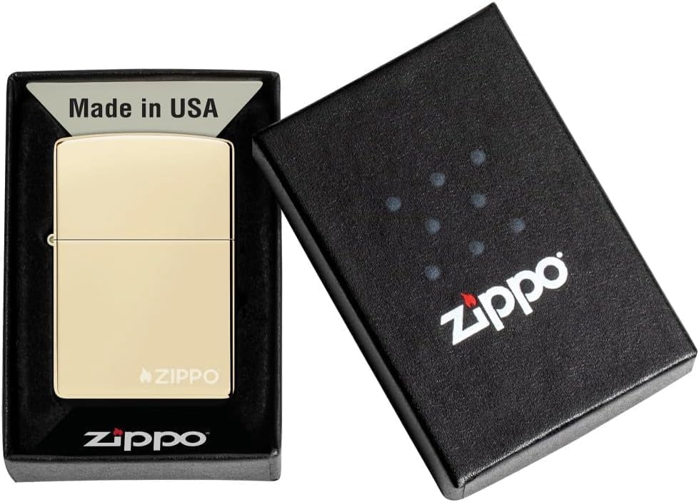 Zippo Lighter - Customized Message Classic Champagne Logo Pocket Lighter 46682ZL