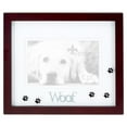 thumbnail image 2 of Lawrence Frames Walnut Wood 4x6 Woof Picture Frame - Matted Shadow Box Dog Frame 565564, 2 of 2