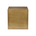 thumbnail image 5 of American Home Classic Spencer Large Square Metal Side Table in Brushed Brass, 5 of 6