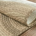 thumbnail image 6 of VHC Brands Cobblestone Rug with PVC Pad, Jute Blend, Oval, Tan Grey White, 48x72 inches, 6 of 11