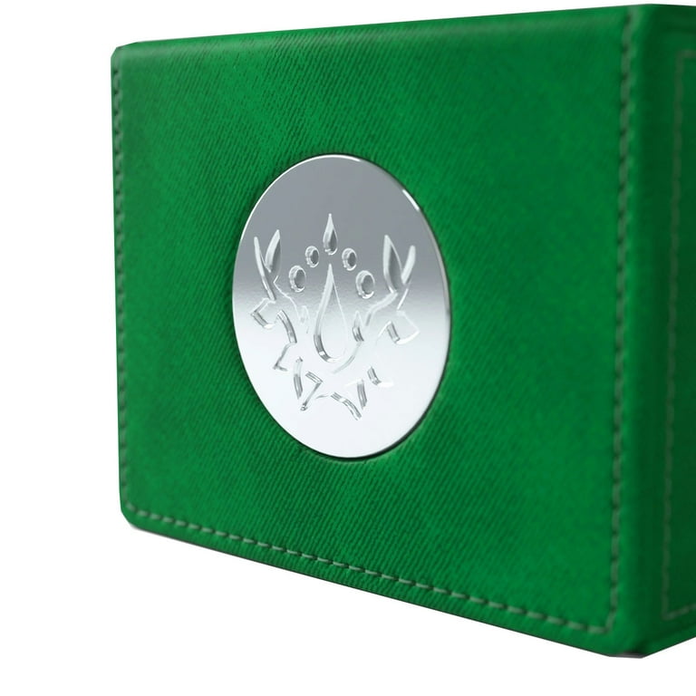 Game Genic Nation's Vault Deck Box (Stoicheia - Green Game Genic Nation's Vault Deck Box (Stoicheia - Green